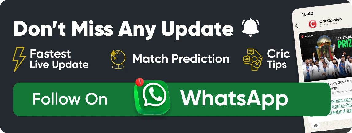 CricOpinion Whatsapp Channel