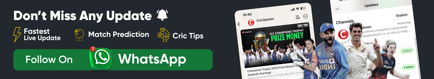 CricOpinion Whatsapp Channel